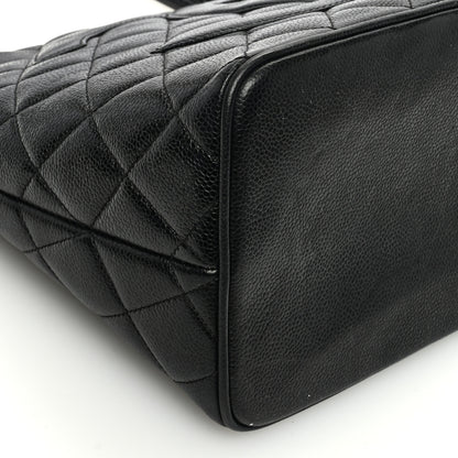Chanel Caviar Quilted Medallion Tote Black 9 of 10