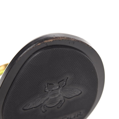 Gucci Calfskin GG Marmont Thong Sandals 39 Yellow Fluo 9 of 10