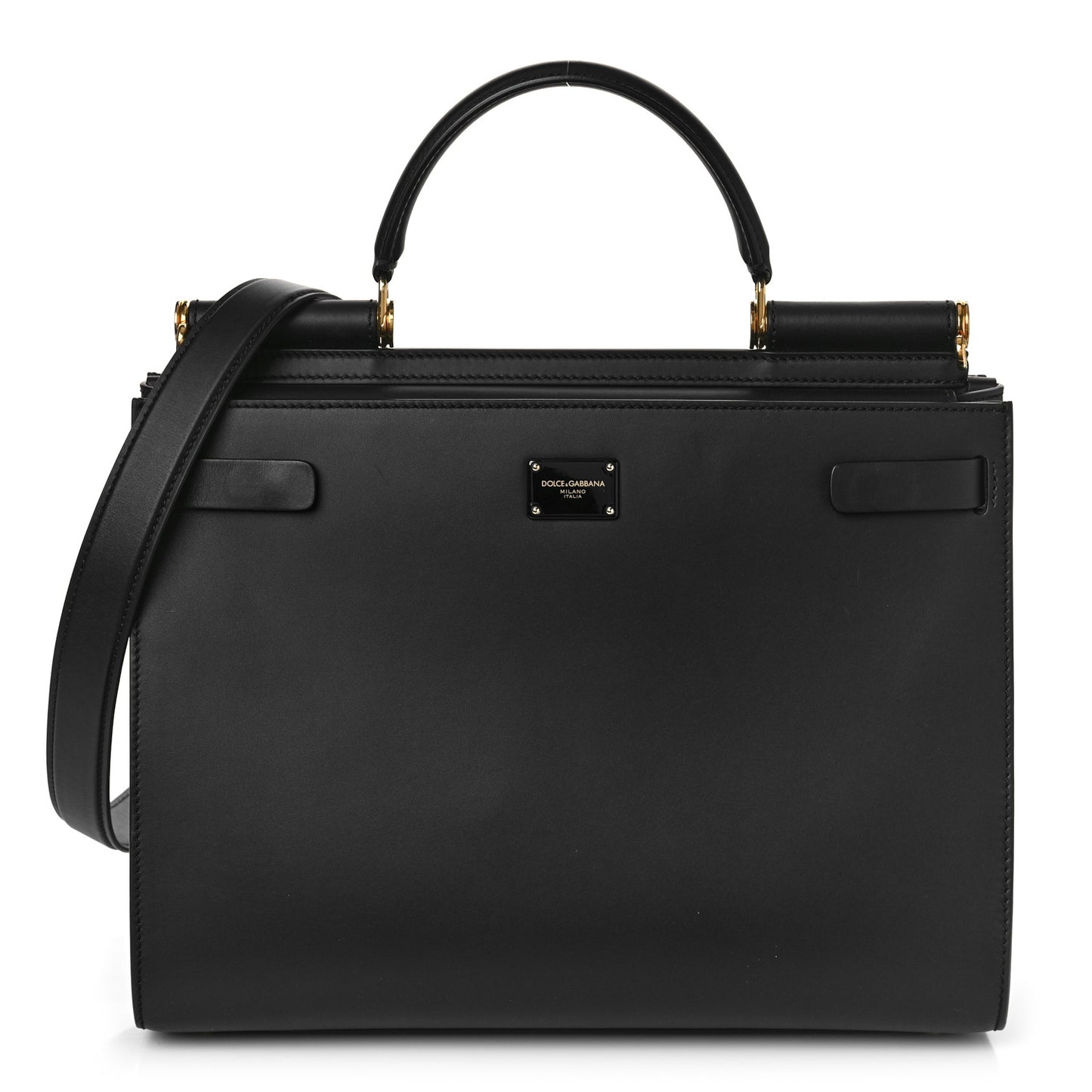Vitello Morbido Large Sicily 62 Bag Black