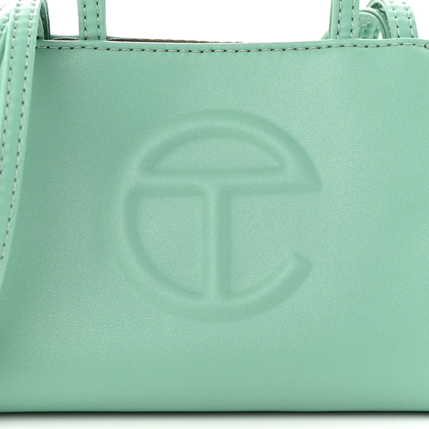 Telfar Vegan Leather Small Shopping Bag Sage 8 of 10
