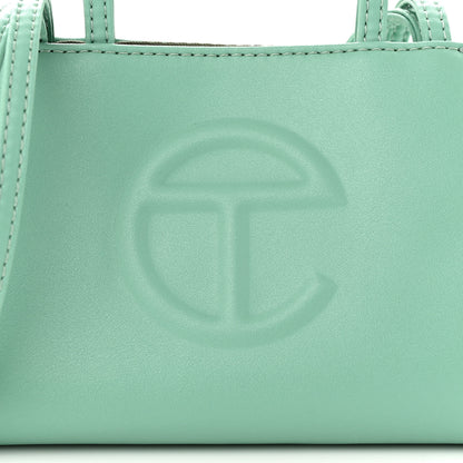 Telfar Vegan Leather Small Shopping Bag Sage 8 of 10