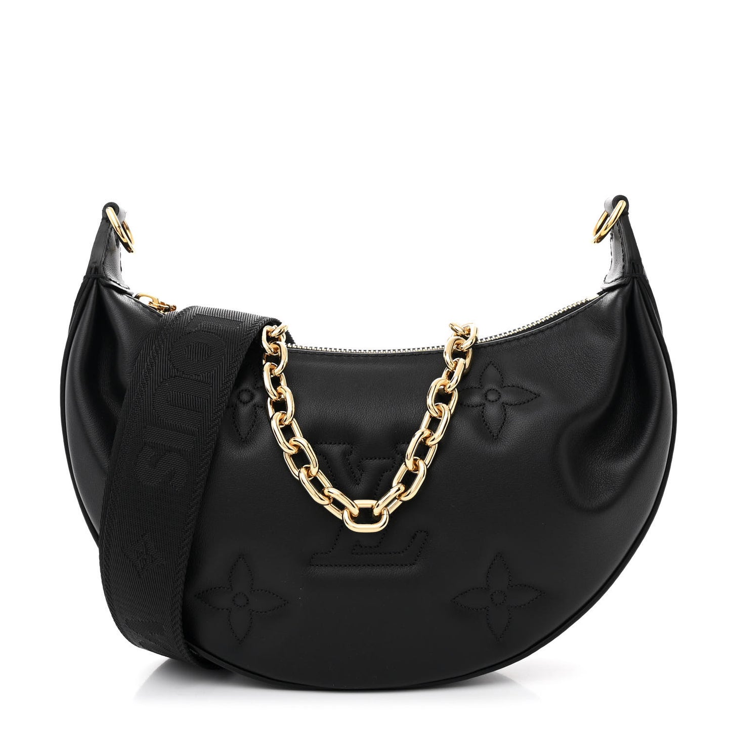 Calfskin Bubblegram Over The Moon Black