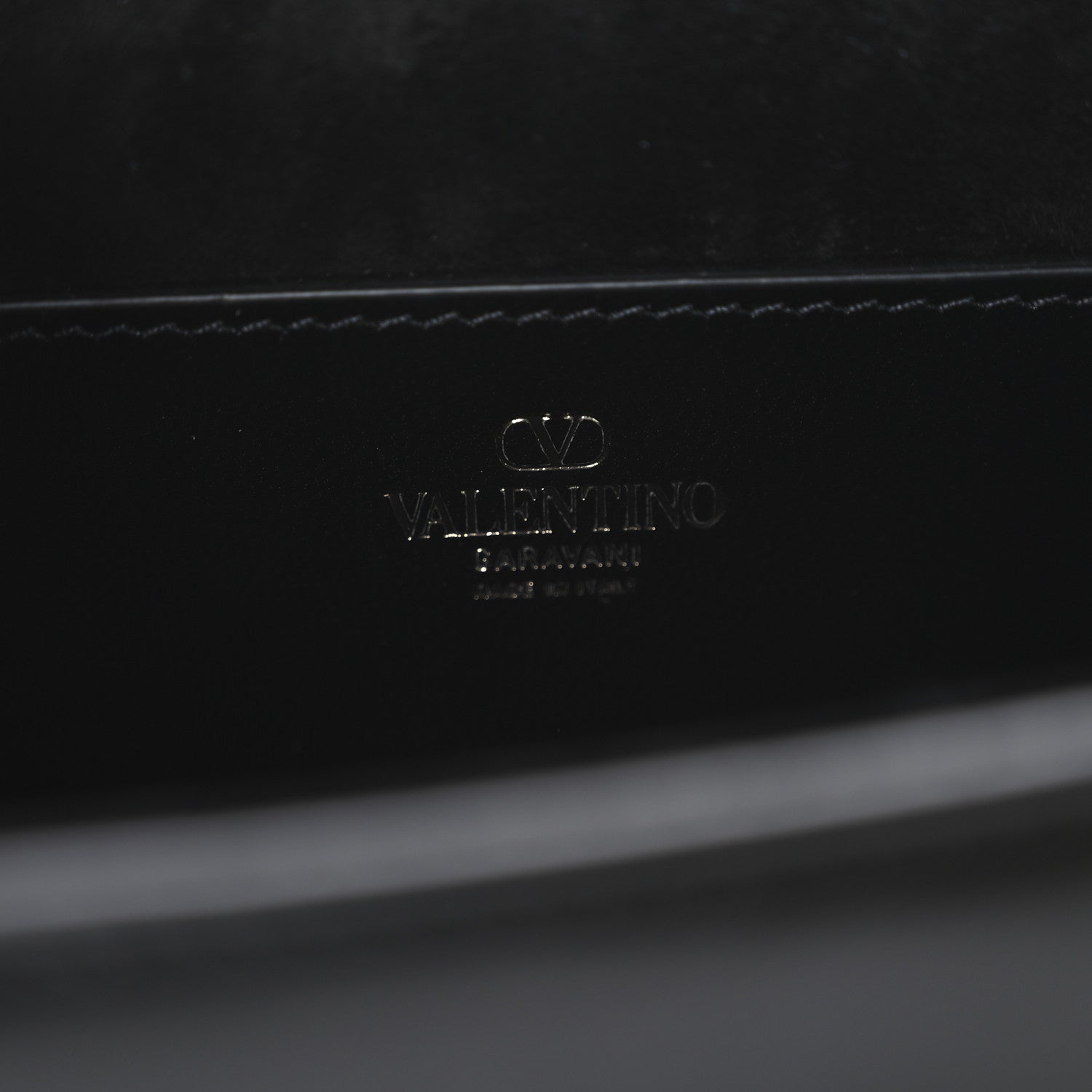Valentino Garavani Calfskin Flower Embroidered Small Loco Shoulder Bag Black 6 of 9