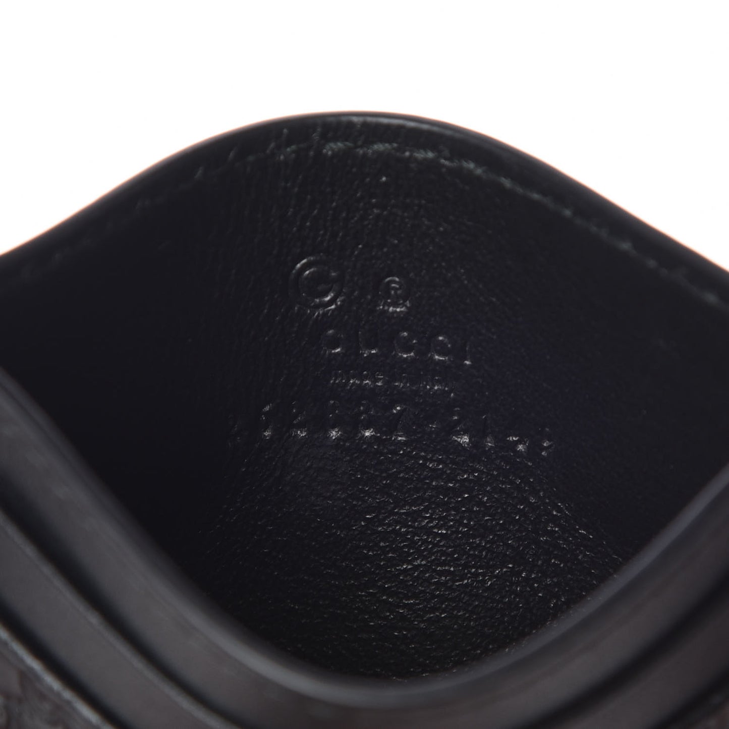 Microguccissima Card Holder Black