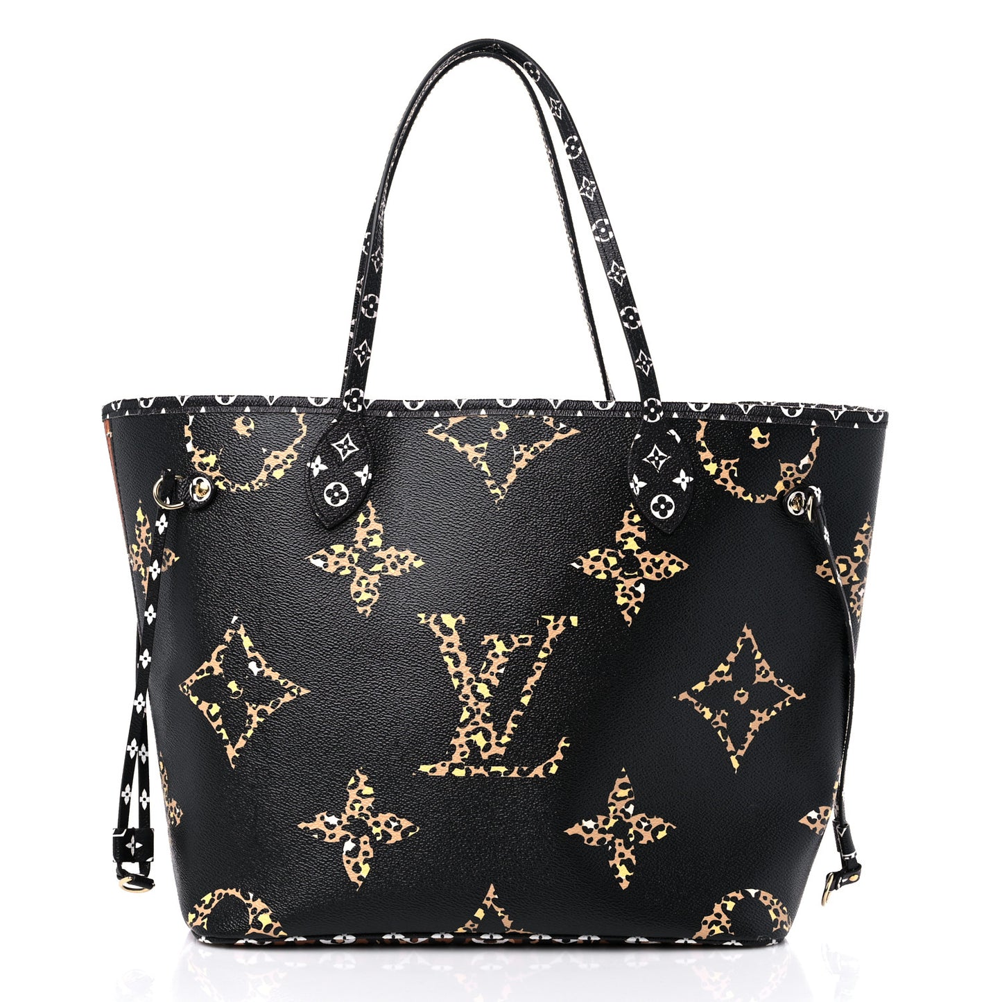 Monogram Giant Jungle Neverfull MM Black