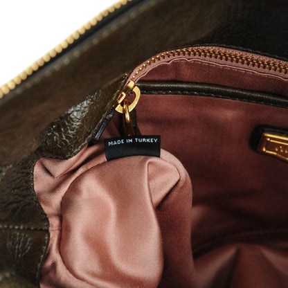 Miu Miu Vitello Lux Medium Bow Bag Militare 7 of 8