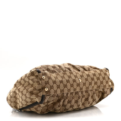 Gucci Monogram D Gold Tote Dark Brown 4 of 10