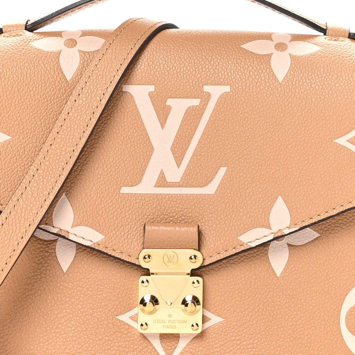 Louis Vuitton Empreinte Monogram Giant Pochette Metis Arizona Beige 7 of 9