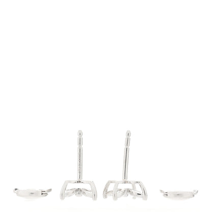 Tiffany Platinum Diamond .64ct Small Victoria Earrings 3 of 3
