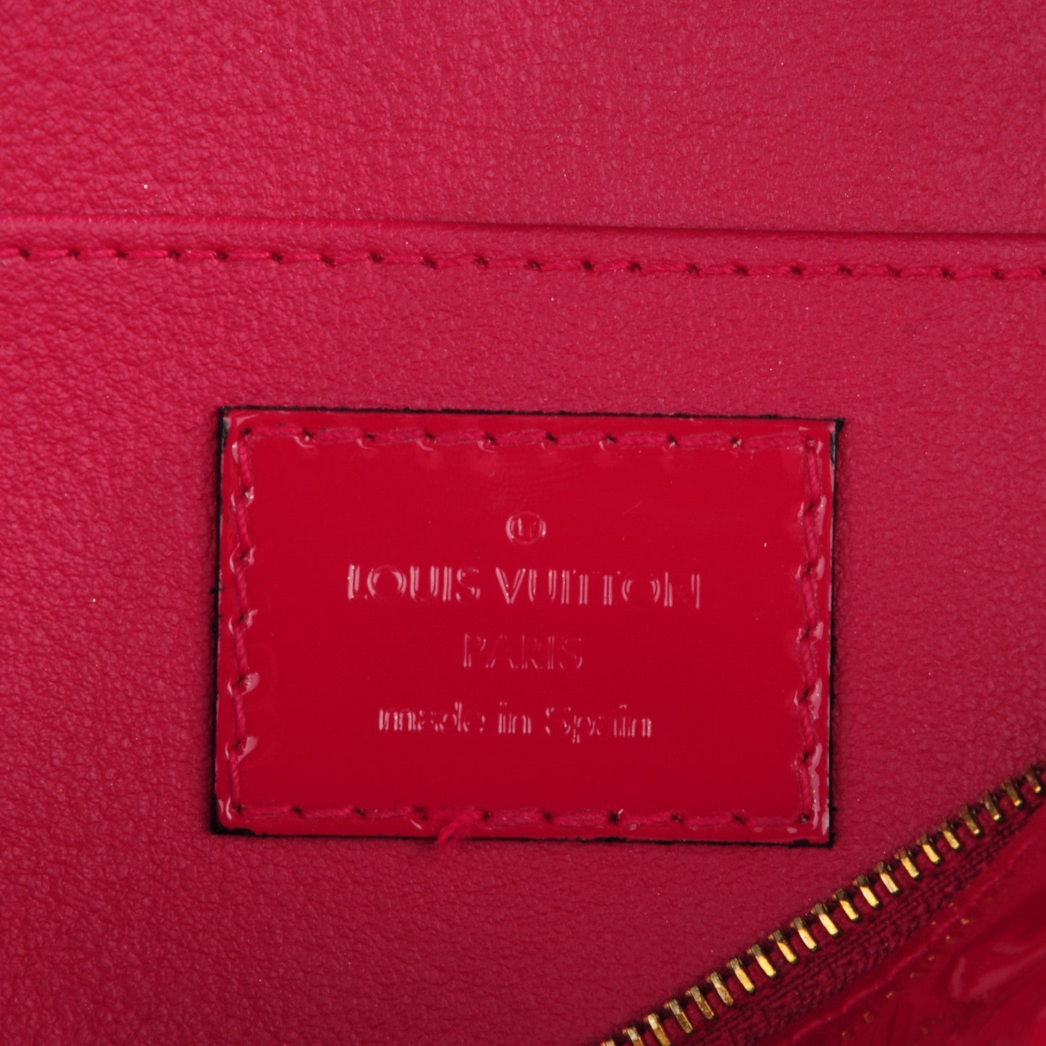 Louis Vuitton Vernis Cosmetic Pouch Rose Indien 6 of 7