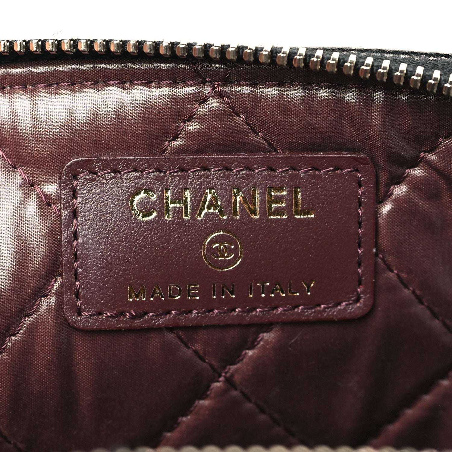 Chanel Caviar Quilted Medium Cosmetic Case Black 6 of 11