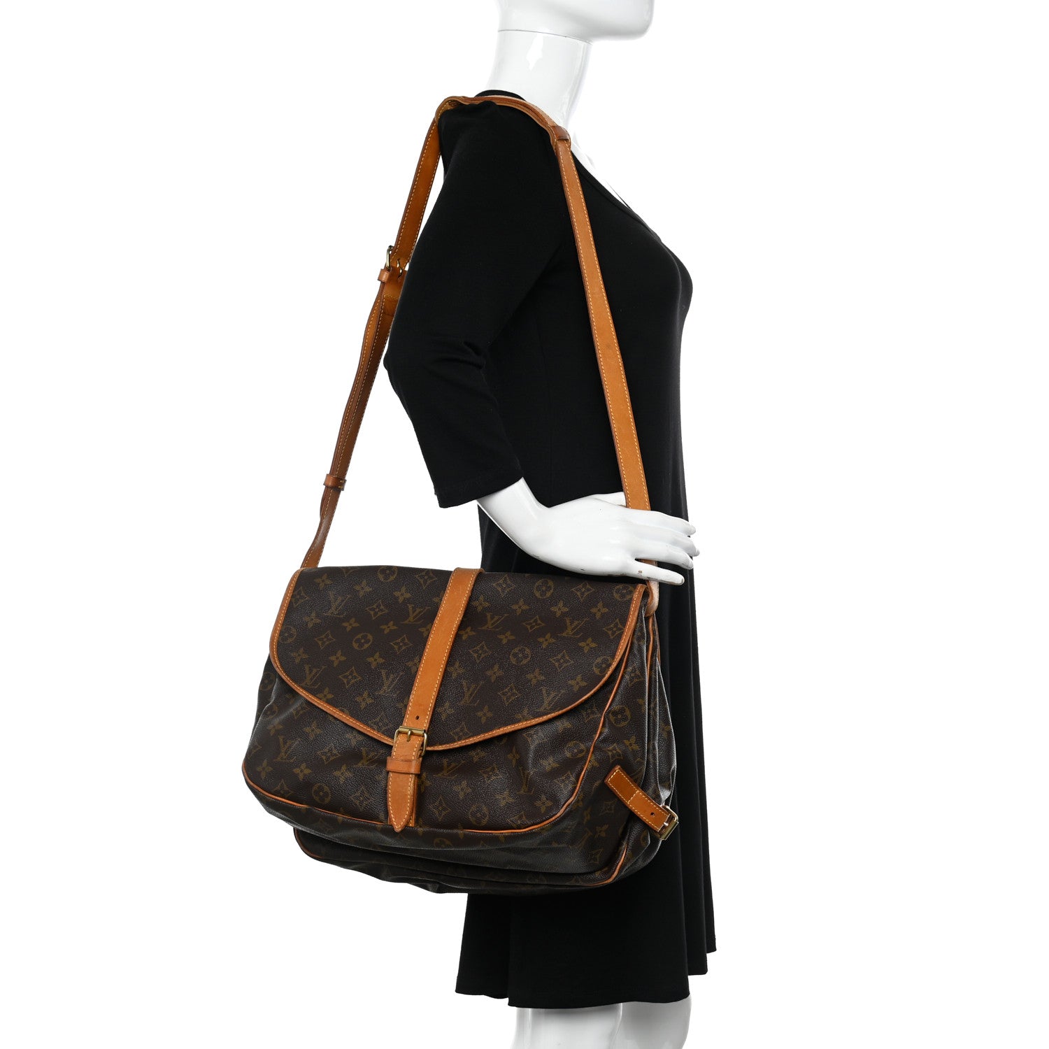 Louis Vuitton Monogram Saumur 35 2 of 13