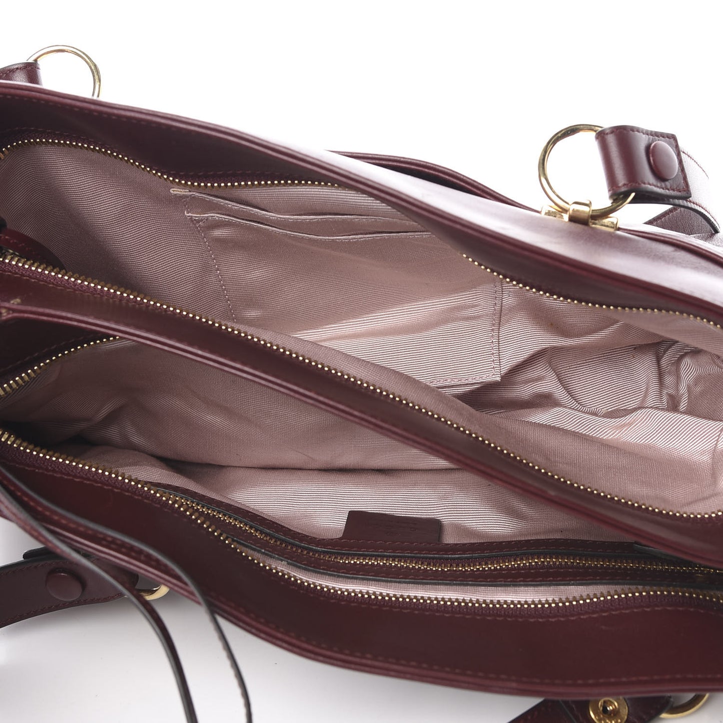 Vitello Palmellato Lux Large Arli Top Handle Bag Vintage Bordeaux