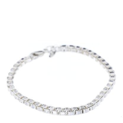 Tiffany Sterling Silver 4mm Venetian Link Bracelet 1 of 7