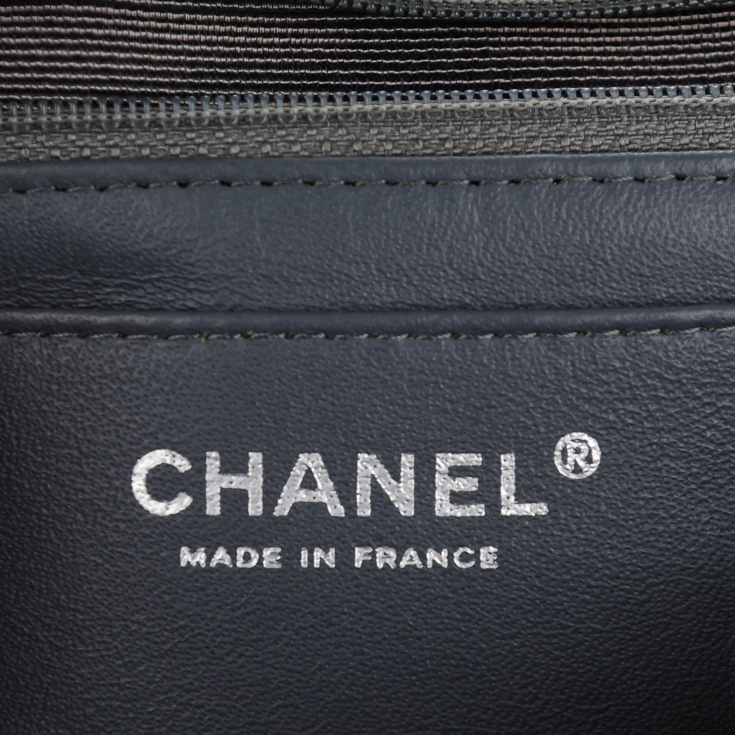 Chanel Caviar Quilted Jumbo Single Flap Grey 8 of 8