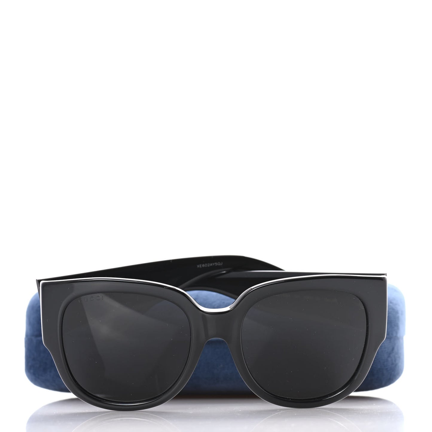 Acetate Square Frame Sunglasses GG0142SA Black