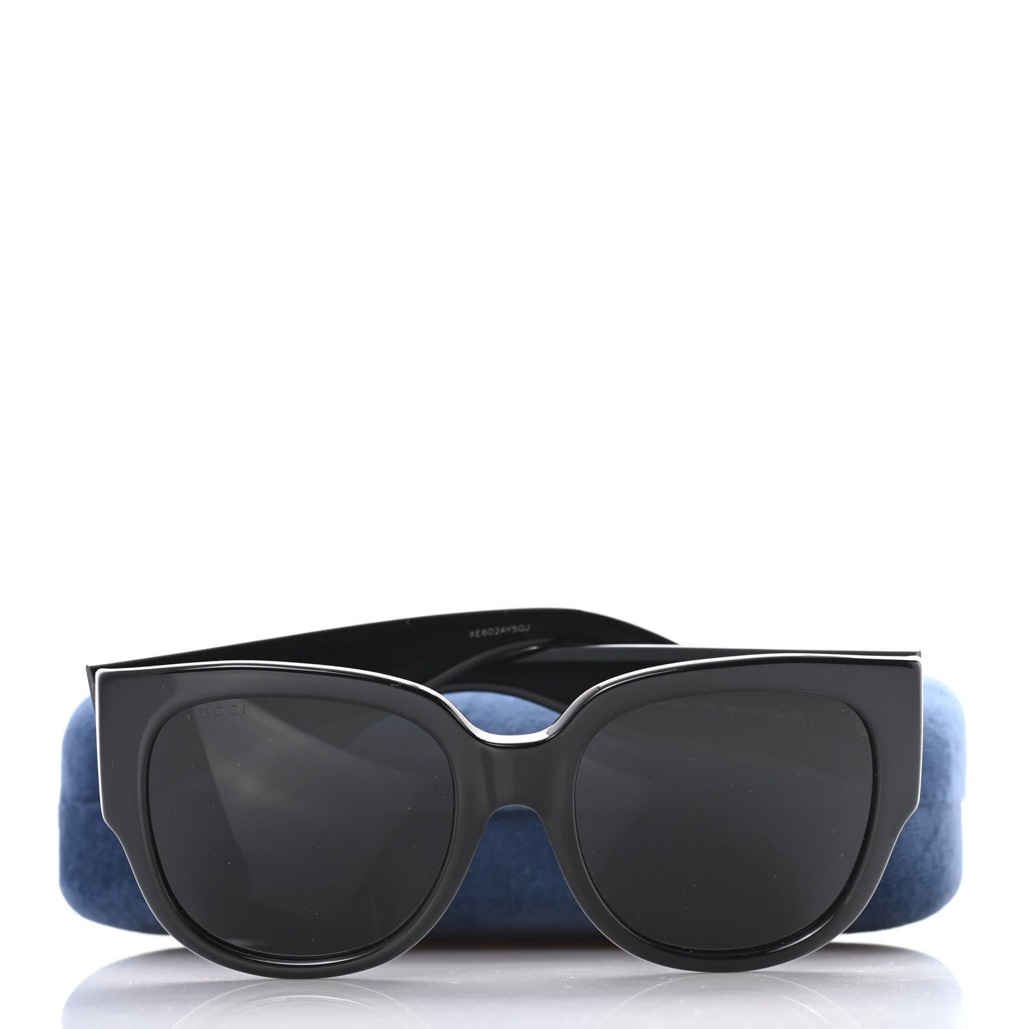 Gucci Acetate Square Frame Sunglasses GG0142SA Black 9 of 9