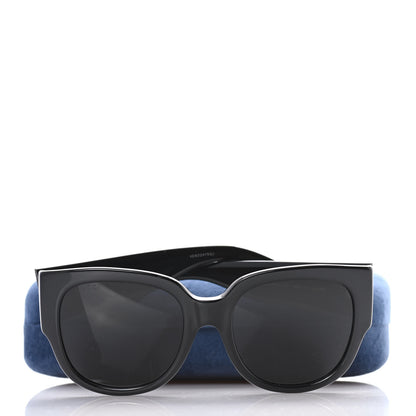Gucci Acetate Square Frame Sunglasses GG0142SA Black 9 of 9