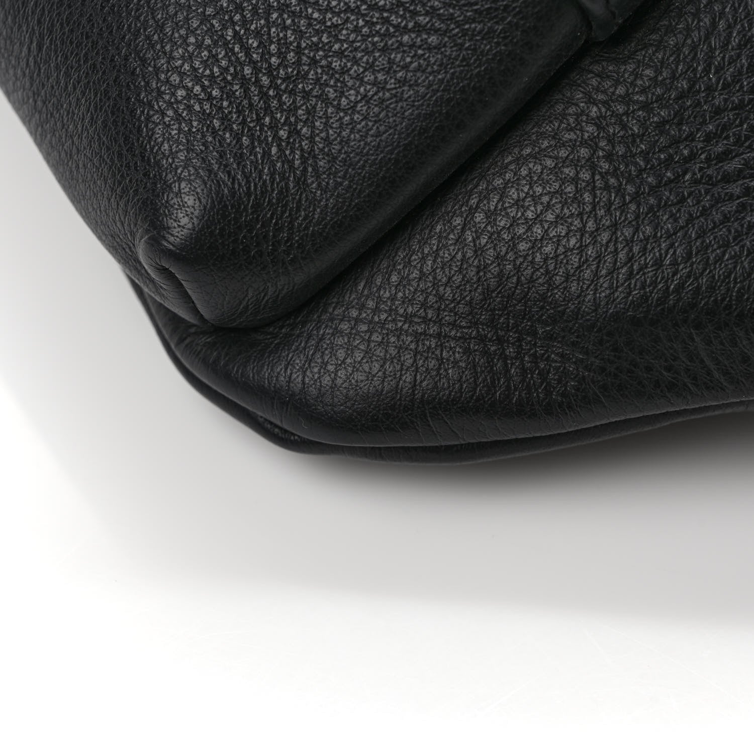 Balenciaga Smooth Calfskin Logo Large Everyday Beltpack Black White 10 of 12