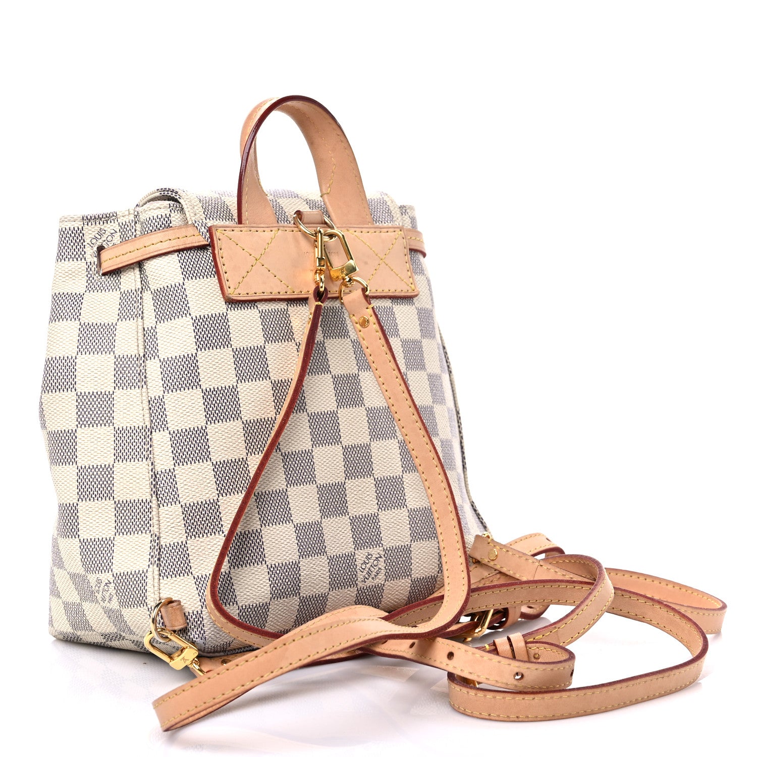 Louis Vuitton Damier Azur Sperone BB Backpack 3 of 14
