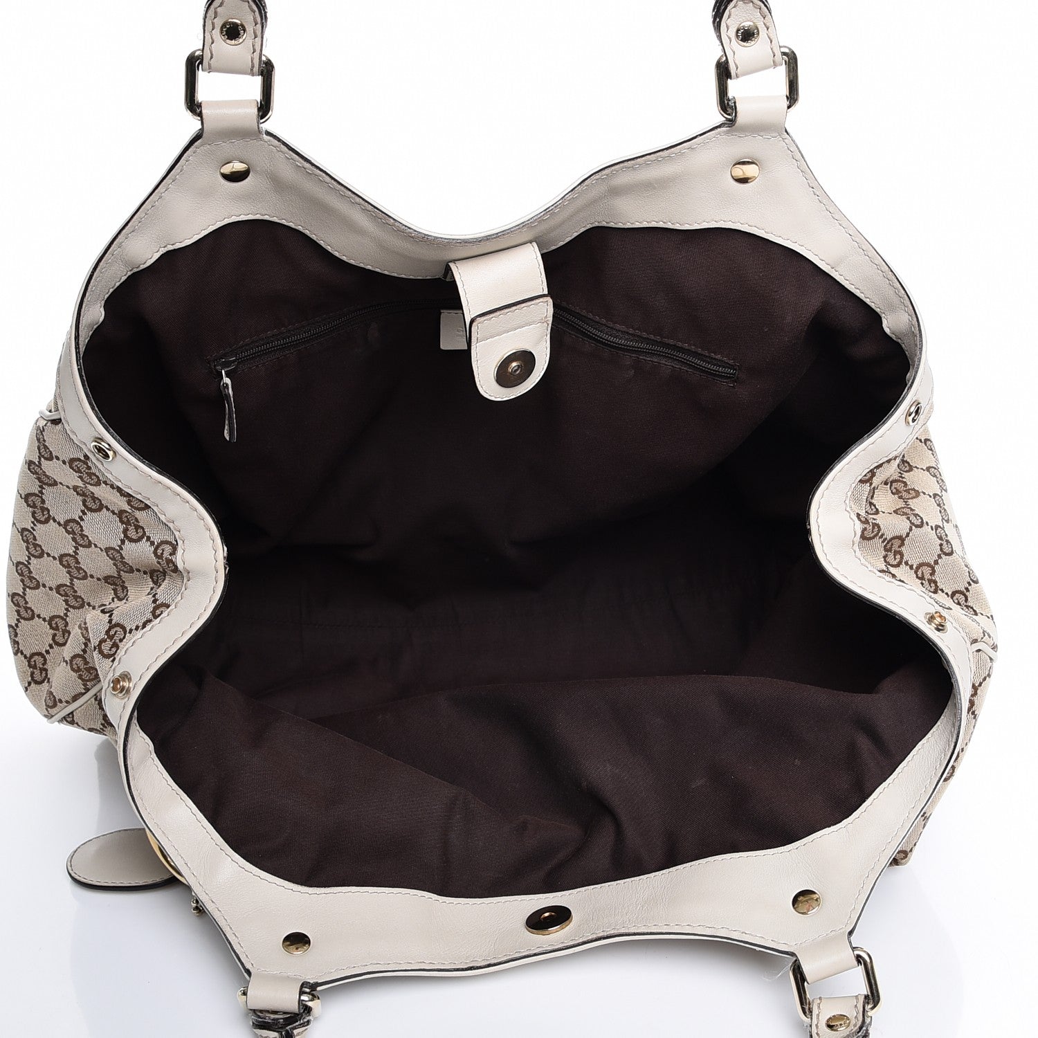 Gucci Monogram Large Sukey Tote Off White 5 of 15