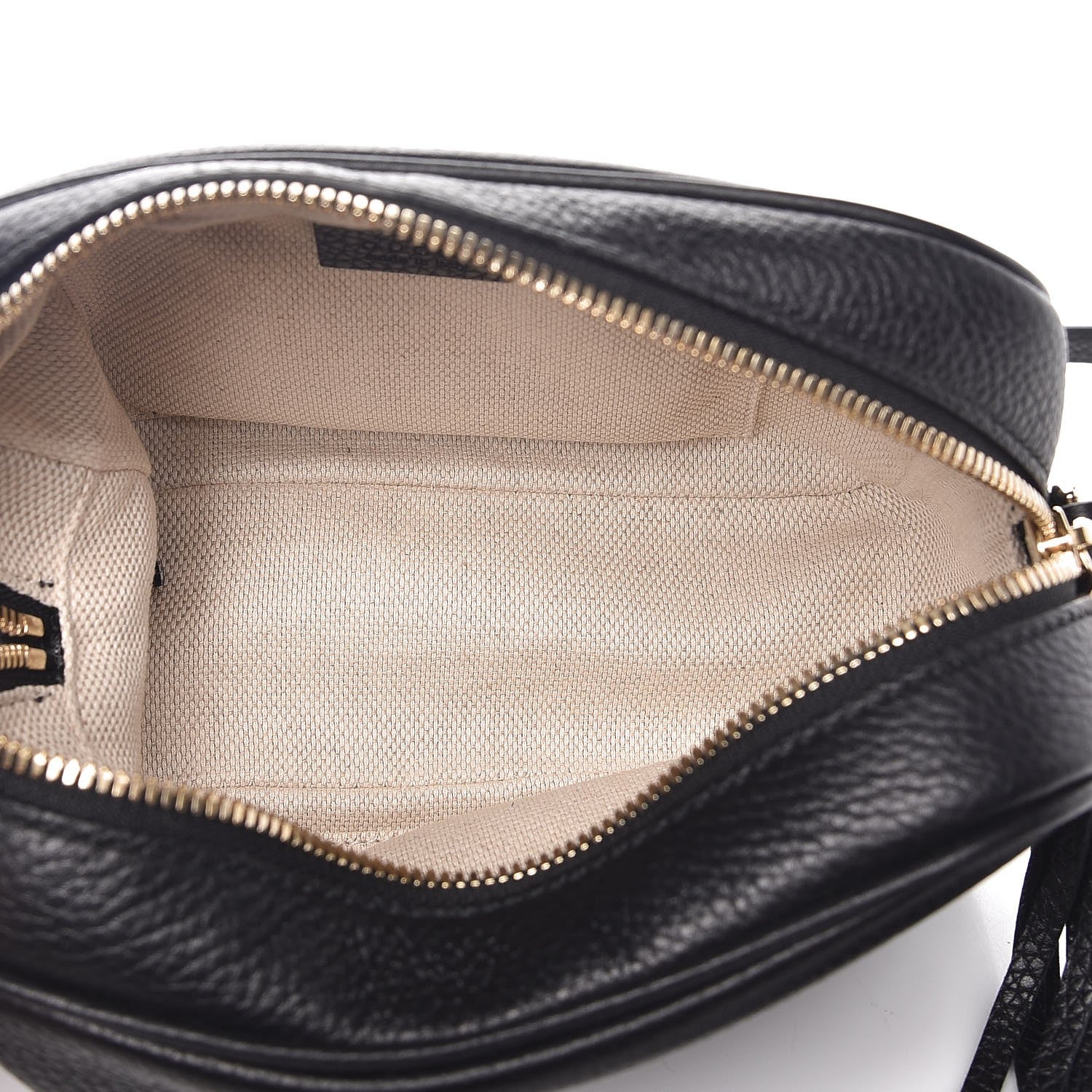 Gucci Pebbled Calfskin Small Soho Disco Bag Black 5 of 7