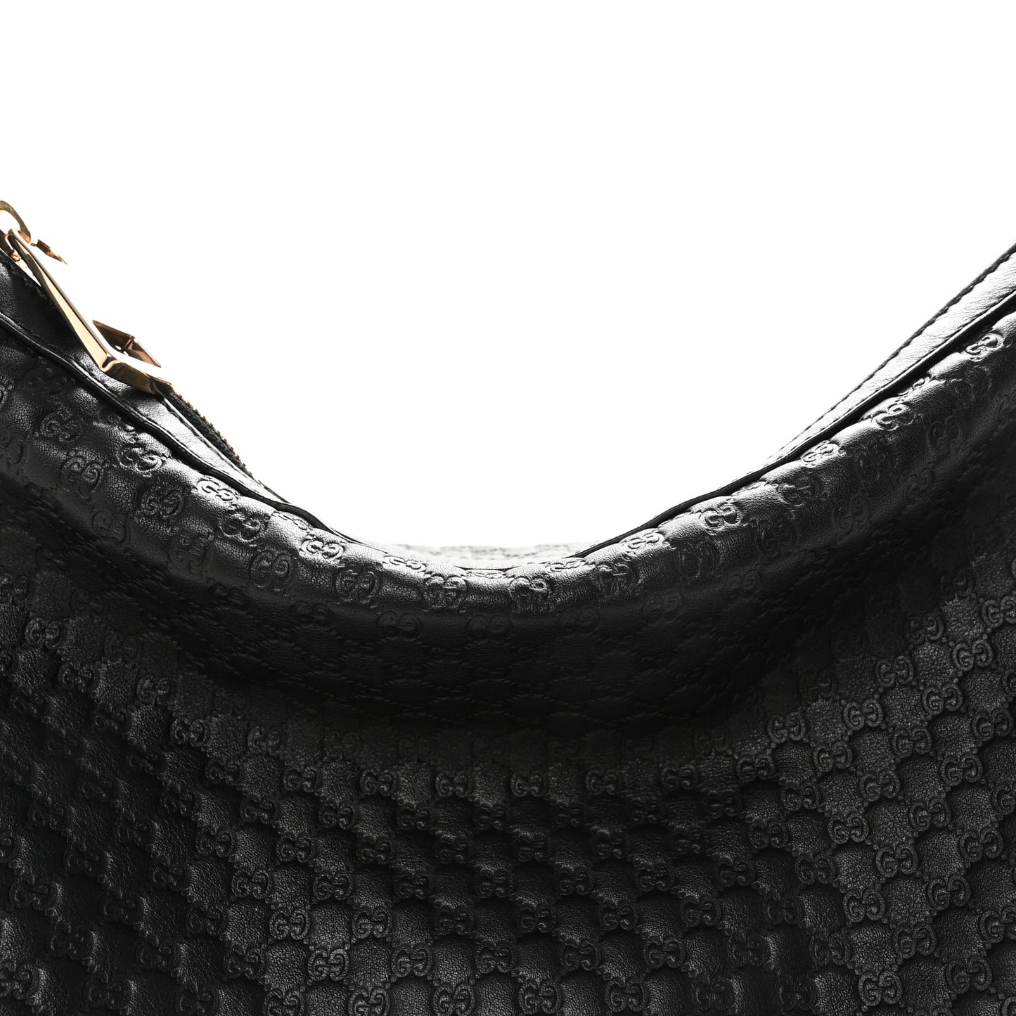 Soft Microguccissima Margaux Hobo Black