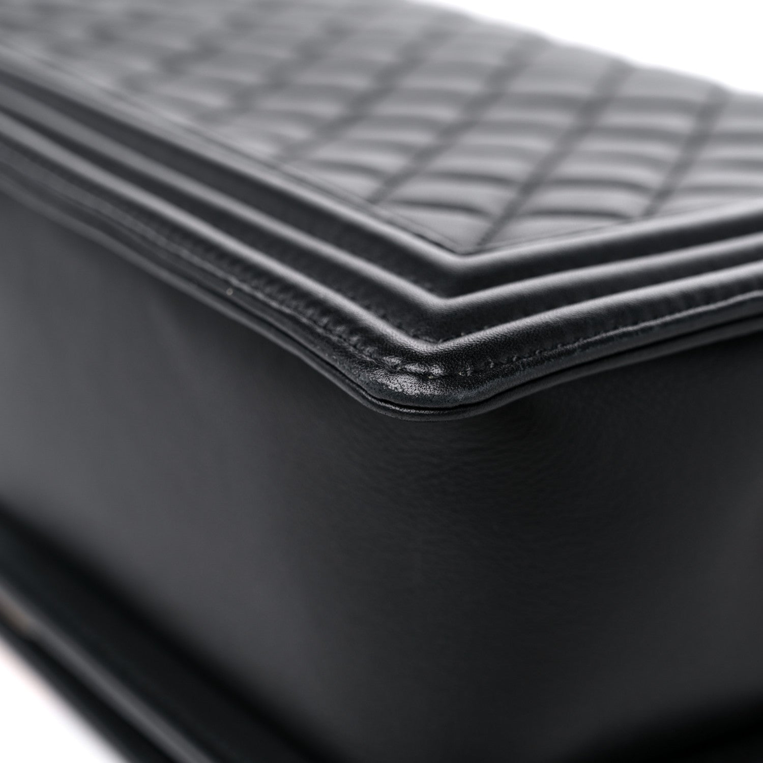 Chanel Calfskin Quilted New Medium Boy Flap Black 10 of 12