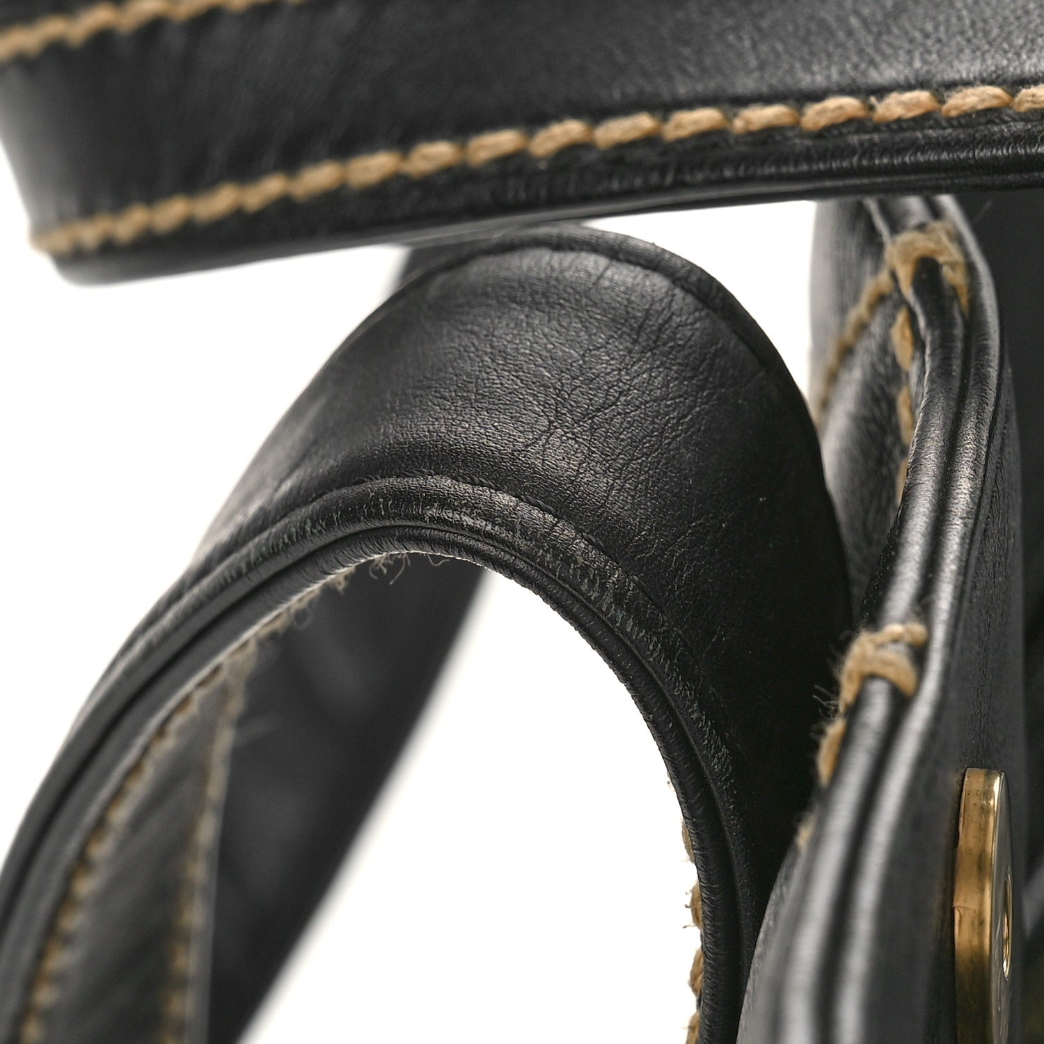 Chanel Calfskin Contrast Stitch Surpique Tote Black 11 of 12