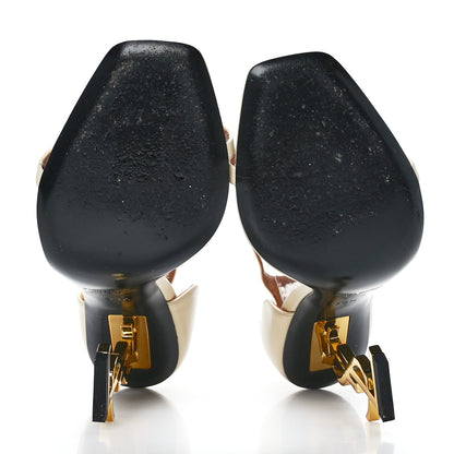 Saint Laurent Calfskin 110 Opyum Sandals 38.5 Real Beige 5 of 7