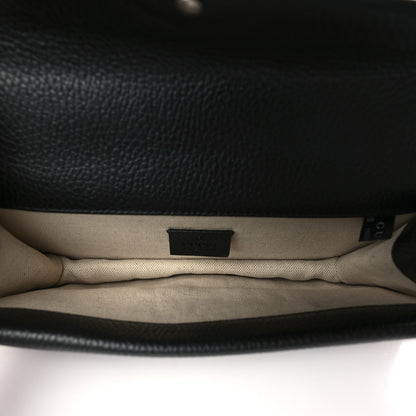 Gucci Dollar Calfskin Enamel Small Dionysus Shoulder Bag Black Electric Blue 5 of 9