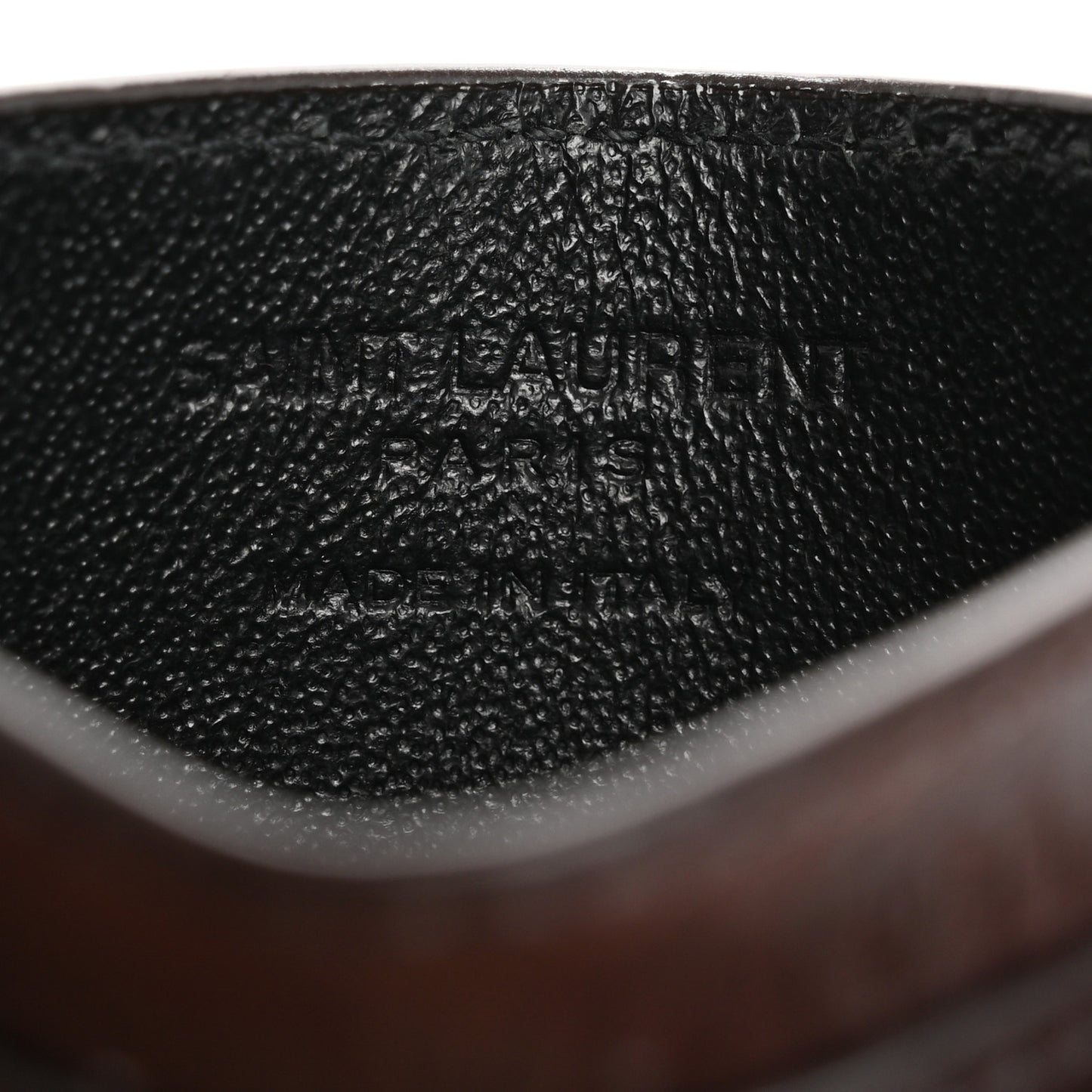 Eel Credit Card Case Chestnut