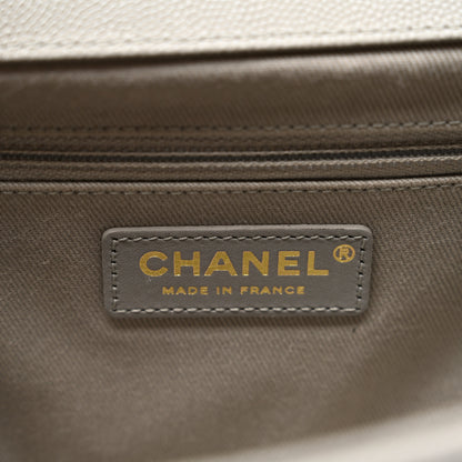 Chanel Caviar Quilted Medium Business Affinity Flap Grey 7 of 9