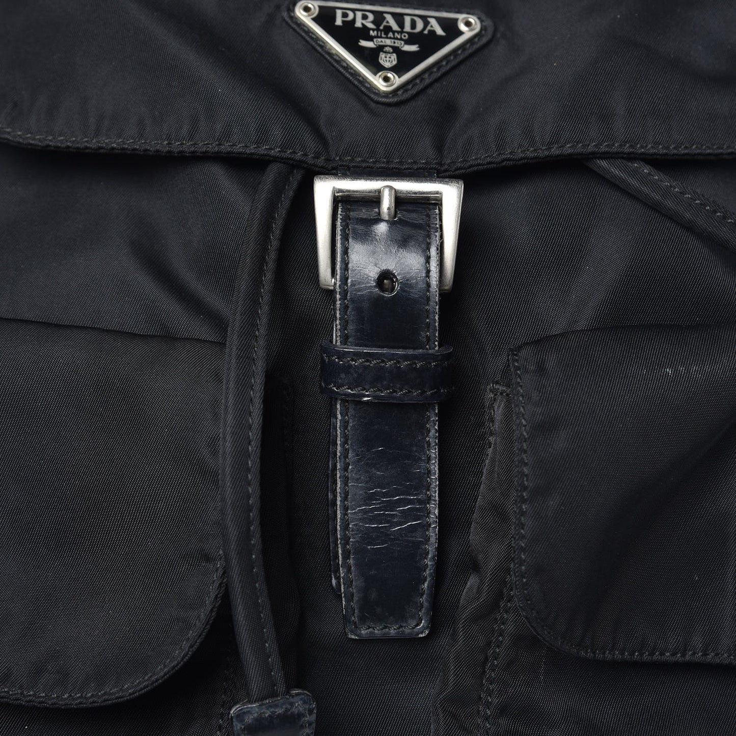 Nylon Vela Medium Backpack Black