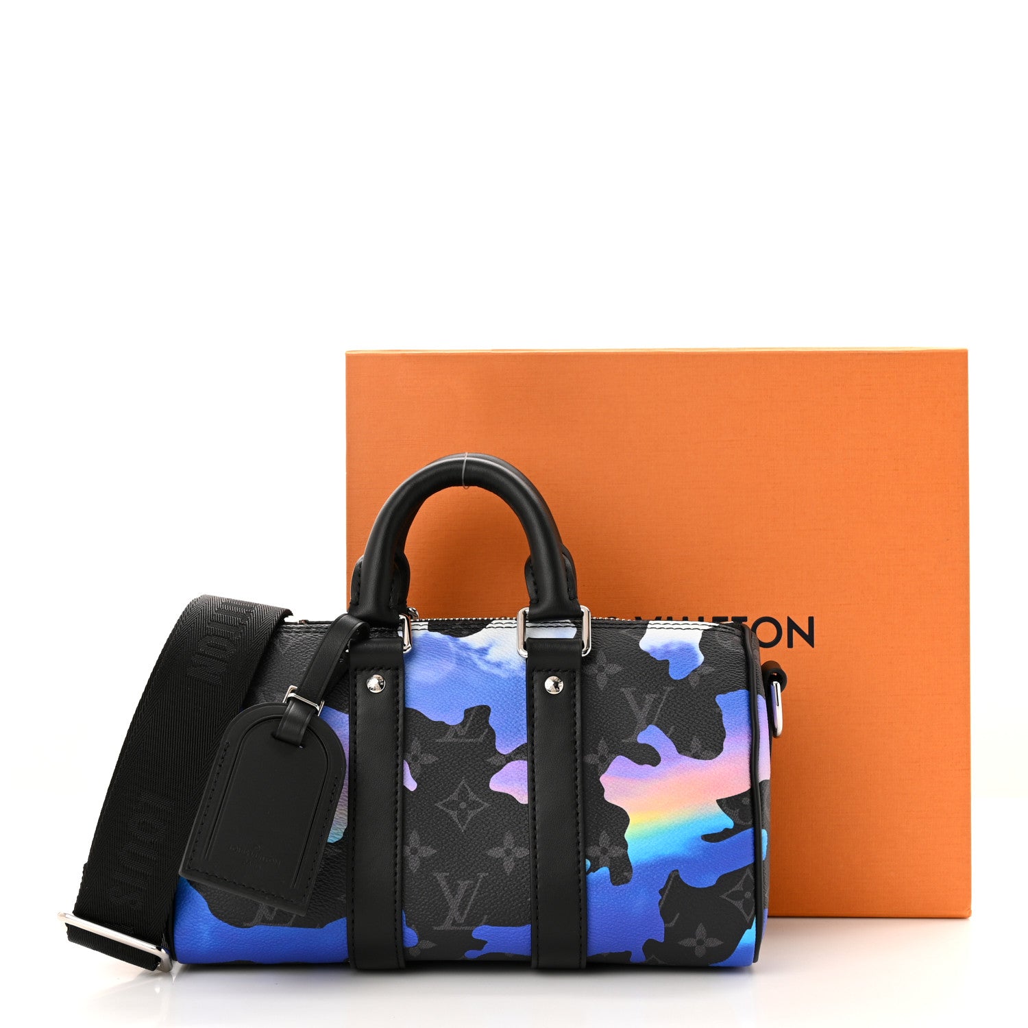 Louis Vuitton Sunset Monogram Eclipse Keepall Bandouliere 25 10 of 10