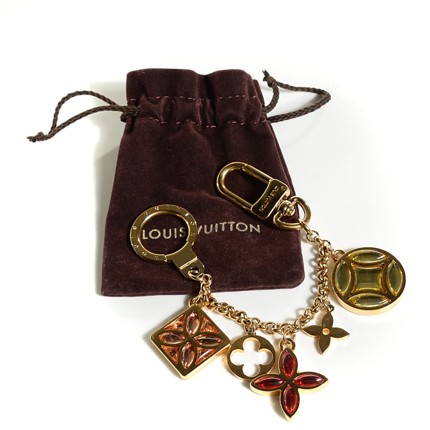 Ice Flower Key Chain Bag Charm