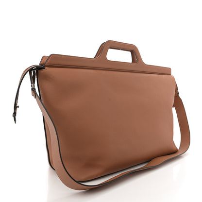 Fendi Vitello Cher Fendi Roma Duffle Bag Saddle Brandy 3 of 10