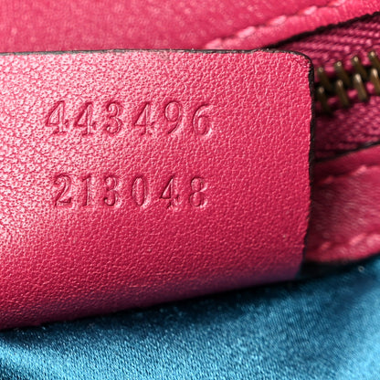 Gucci Velvet Matelasse Blind for Love Embroidered Medium GG Marmont Shoulder Bag Light Raspberry Rose Multicolor 7 of 10