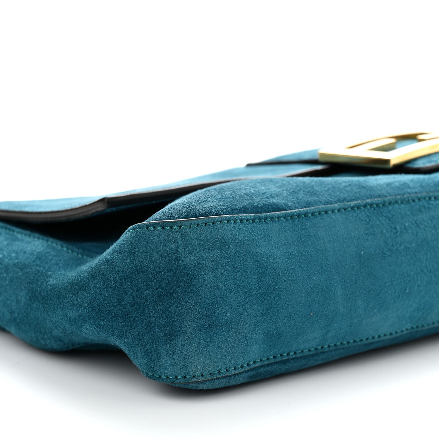 Fendi Chamois Large Baguette Ottanio 9 of 10