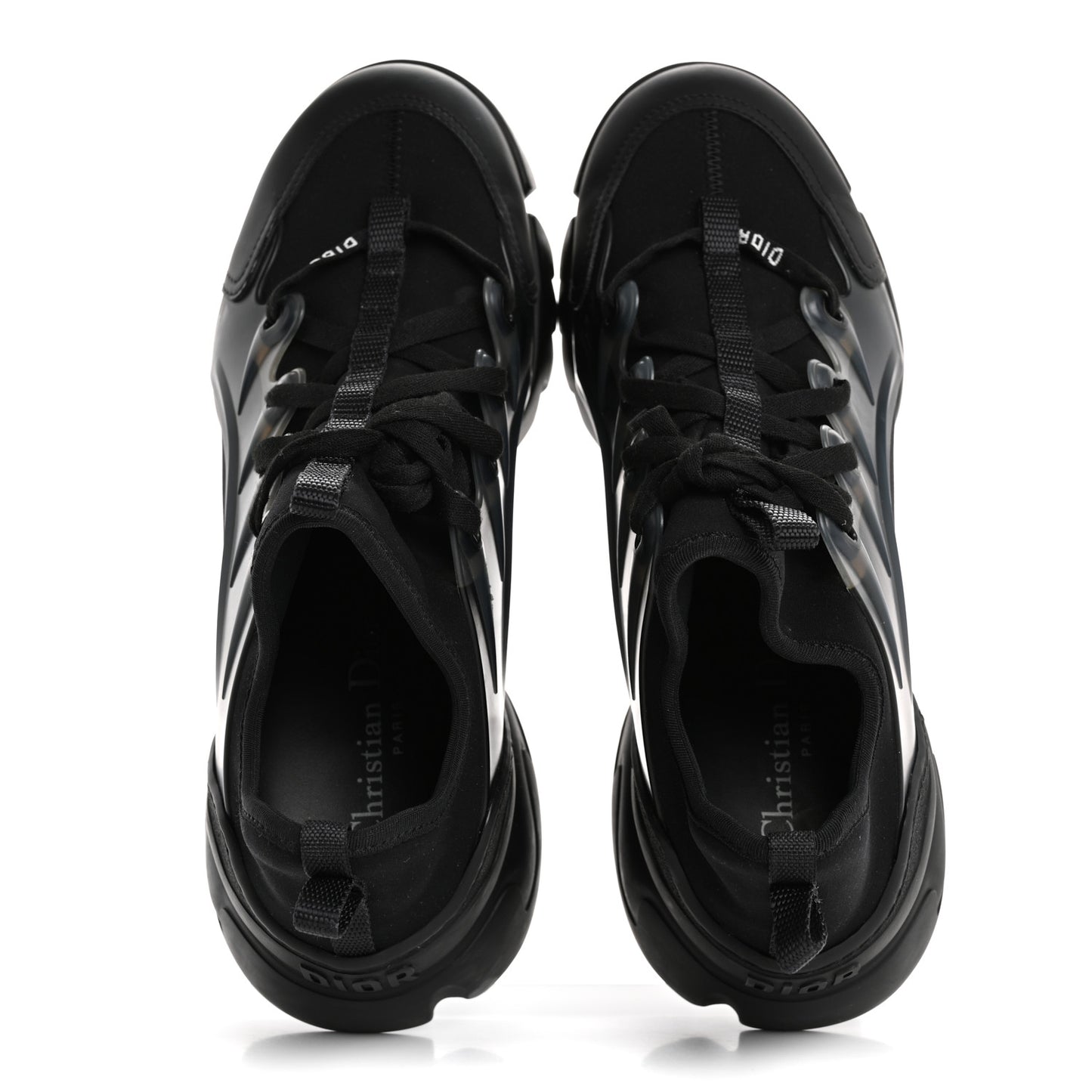 Neoprene Rubber Womens D-Connect Sneakers 38 Black