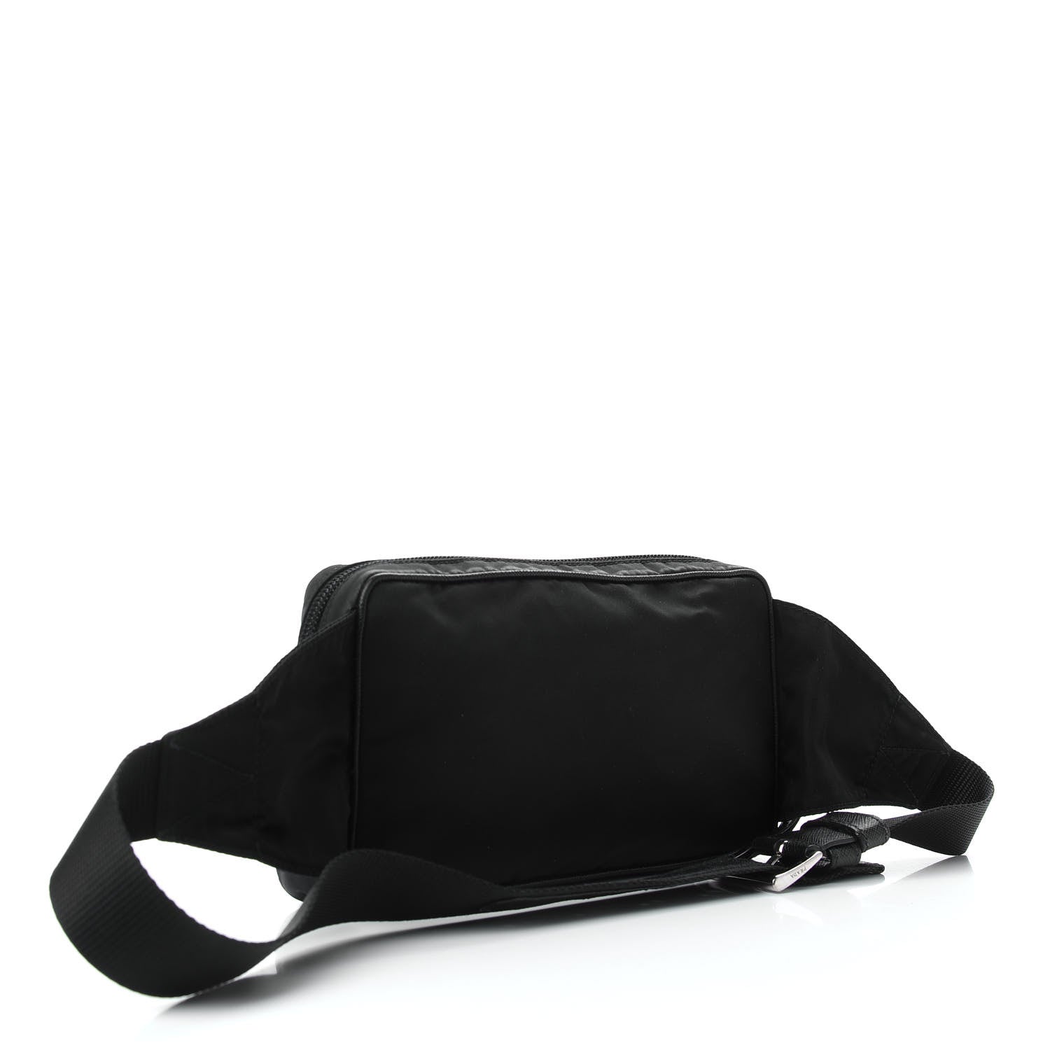 Prada Tessuto Nylon Belt Bag Black 2 of 9