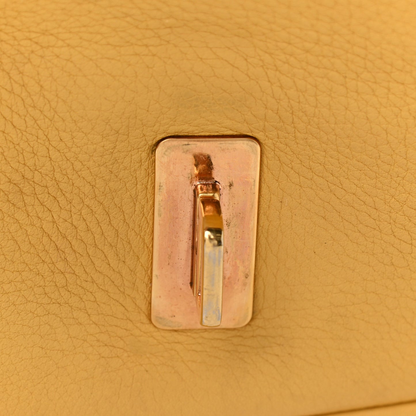 Vitello Daino Cleo Shoulder Bag Yellow