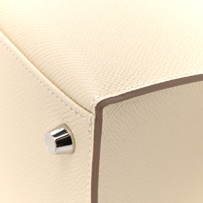 Hermes Epsom Kelly Sellier 25 Craie 12 of 13