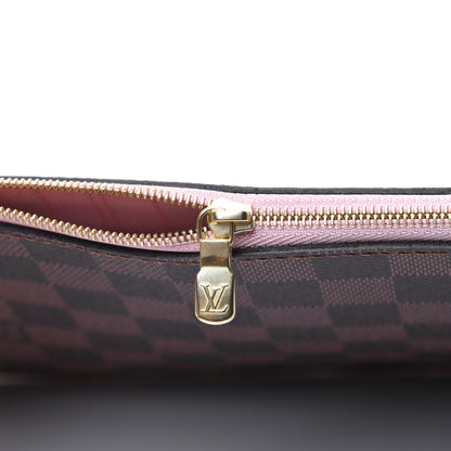 Louis Vuitton Damier Ebene Neverfull MM GM Pochette Rose Ballerine 9 of 11