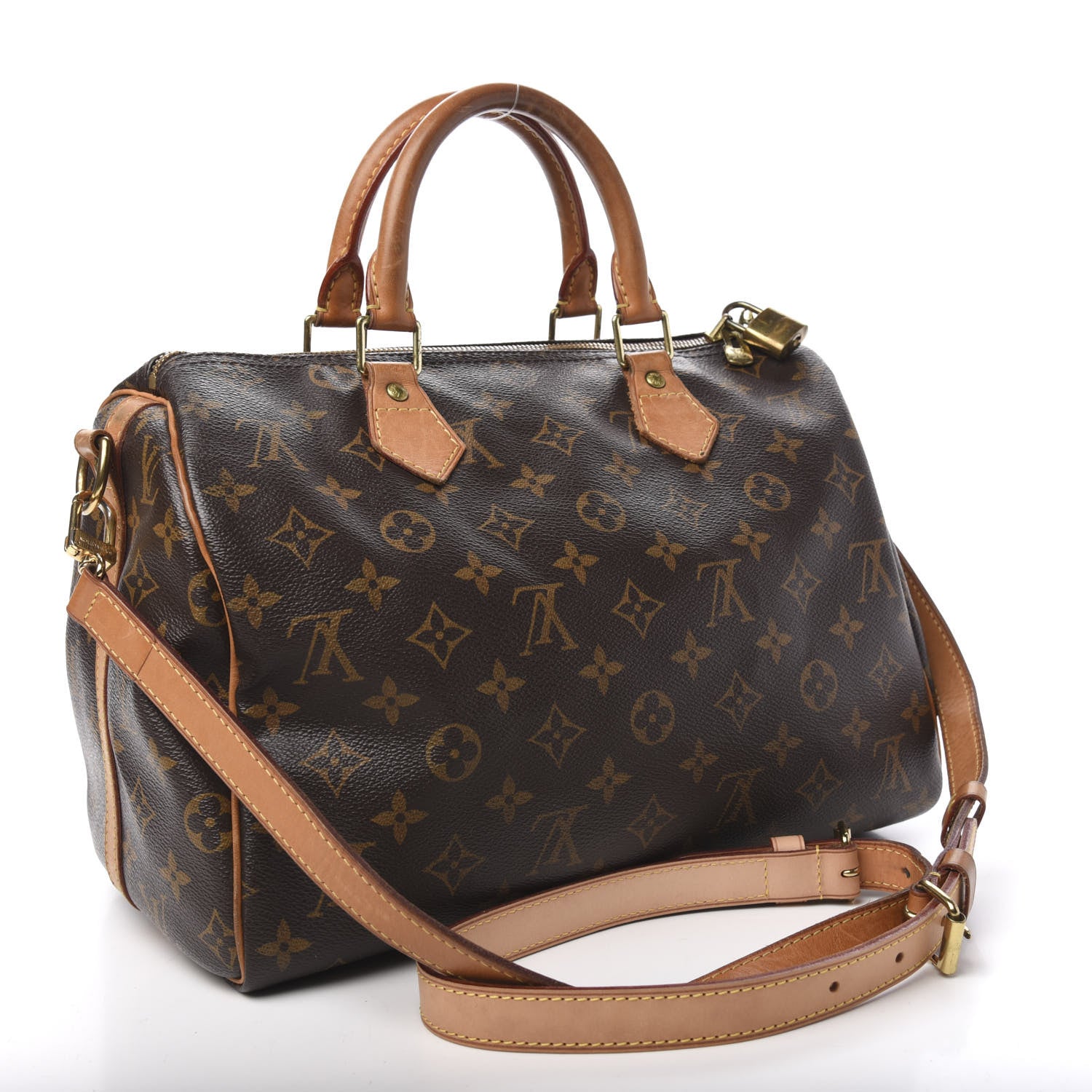 Louis Vuitton Monogram Speedy Bandouliere 30 3 of 12