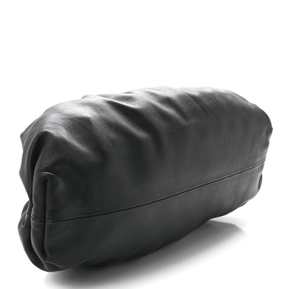 Bottega Veneta Smooth Butter Calf The Pouch Oversized Clutch Black 4 of 12