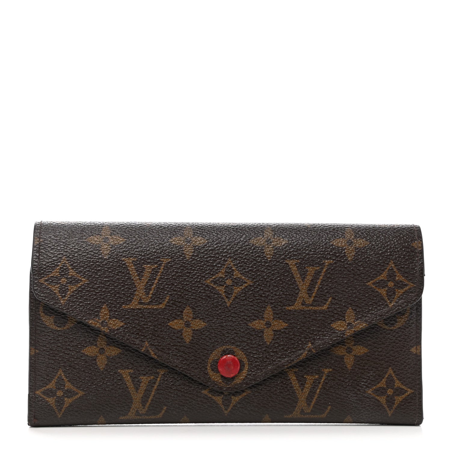 Louis Vuitton Monogram Josephine Wallet Red 1 of 10