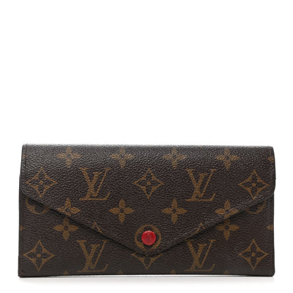 Louis Vuitton Monogram Josephine Wallet Red 1 of 10