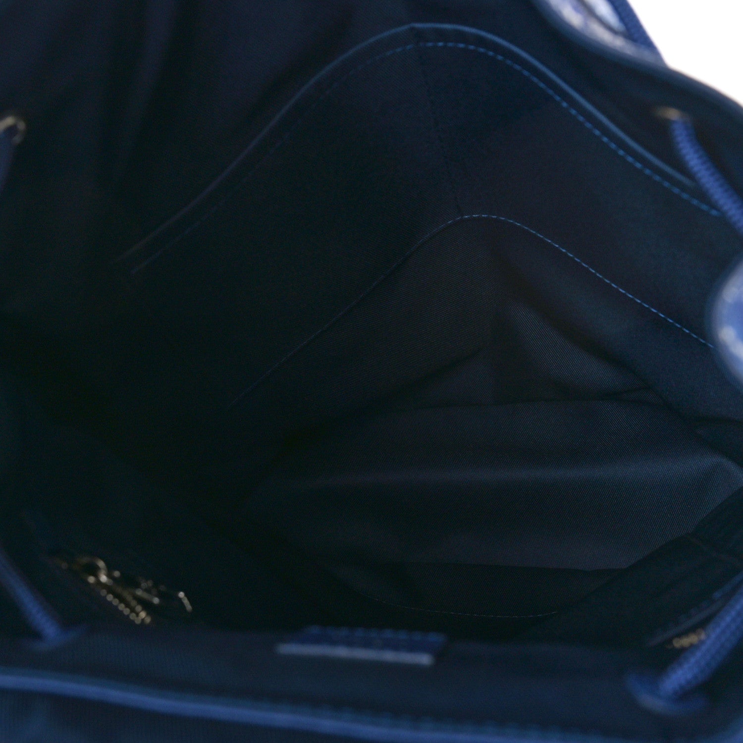 Louis Vuitton Cowhide Monogram Bandana Christopher MM Backpack Blue 5 of 8