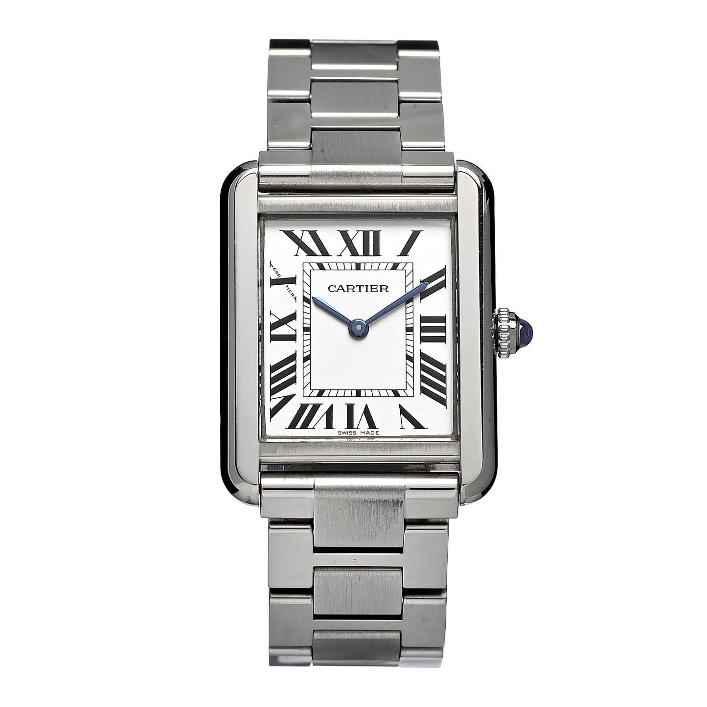 Stainless Steel 24mm Tank Solo Quartz Watch